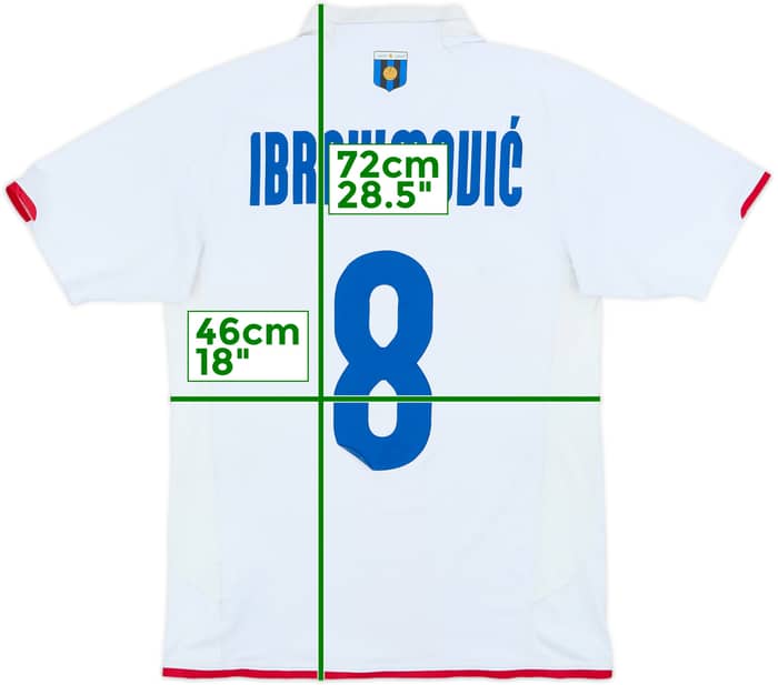 2007-08 Inter Milan Centenary Away Shirt Ibrahimovic #8 - 5/10 - (S)