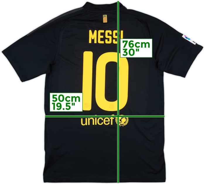 2011-12 Barcelona Away Shirt Messi #10 - 5/10 - (M)