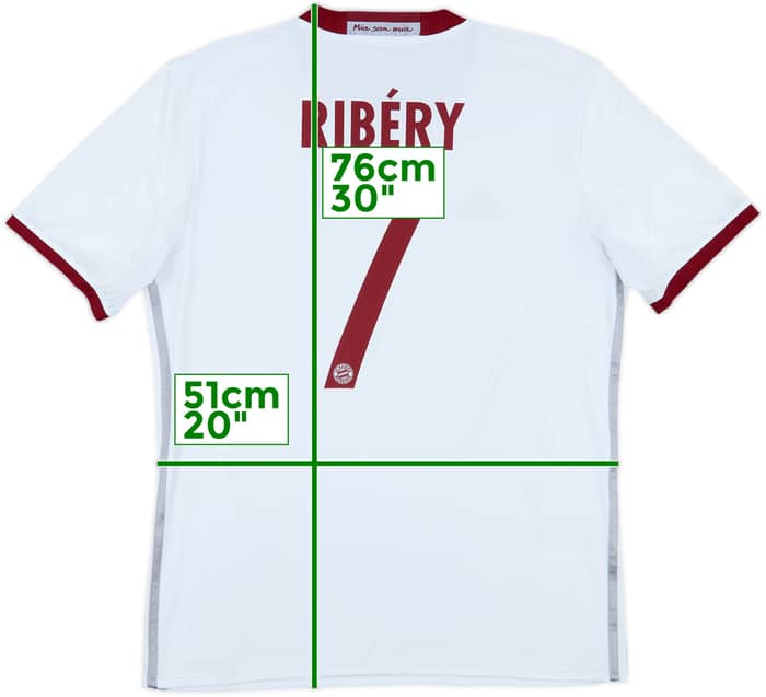 2016-17 Bayern Munich Third Shirt Ribery #7 - 6/10 - (M)