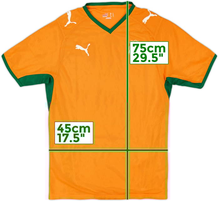 2008-10 Ivory Coast Home Shirt - 8/10 - (S)