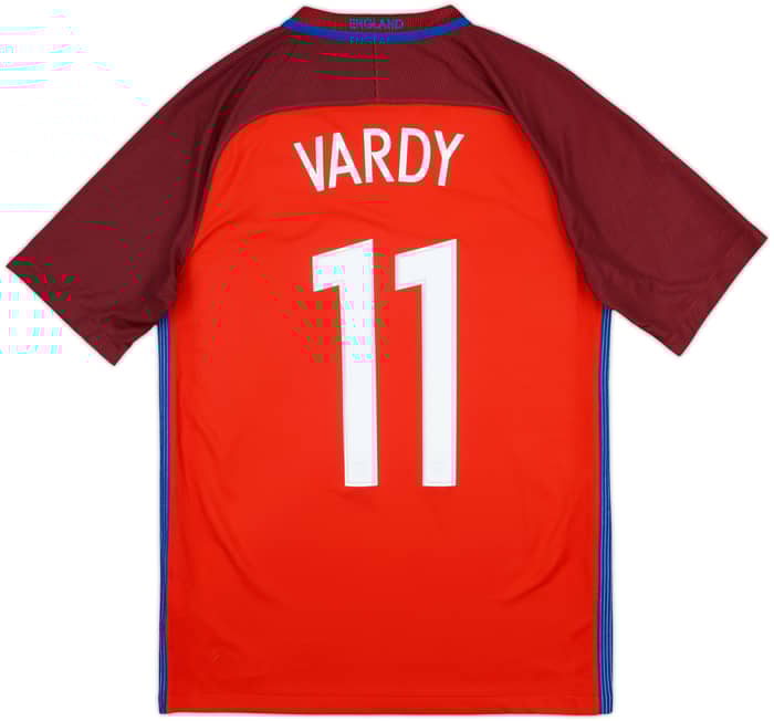 2016-17 England Away Shirt Vardy #11 - 7/10 - (S)