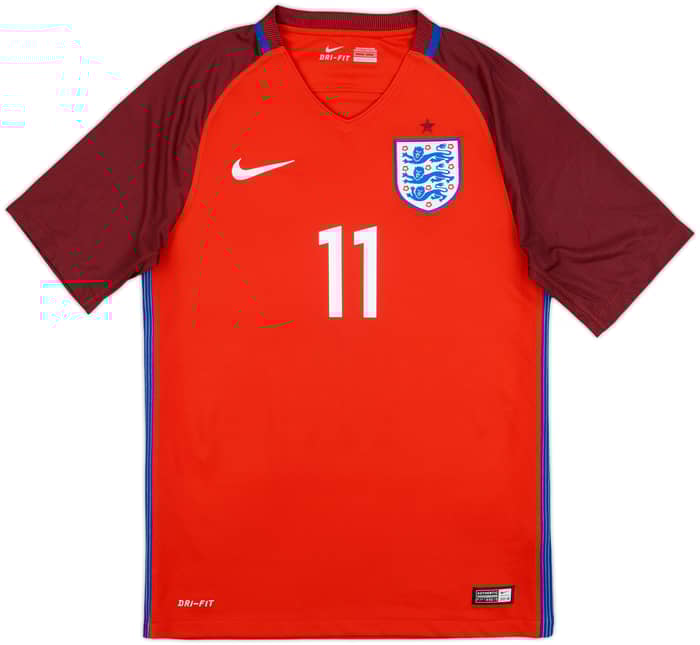 2016-17 England Away Shirt Vardy #11 - 7/10 - (S)