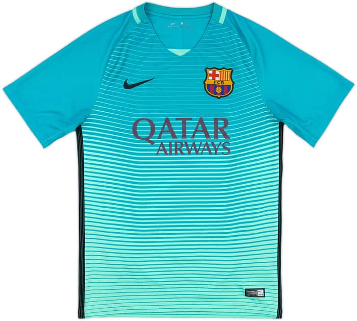 2016-17 Barcelona Third Shirt Suarez #9 - 8/10 - (S)