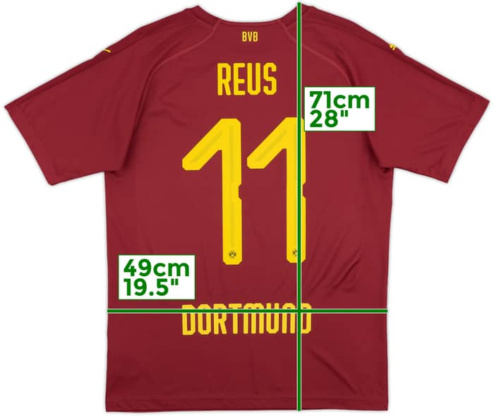 2018-20 Dortmund EvoKnit Third/GK Shirt Reus #11 - 10/10 - (M)