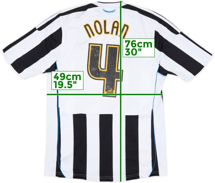 2009-10 Newcastle Home Shirt Nolan #4 - 5/10 - (M)