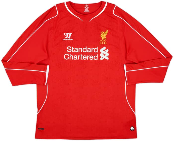 2014-15 Liverpool Home L/S Shirt Sturridge #15 - 7/10 - (XL)
