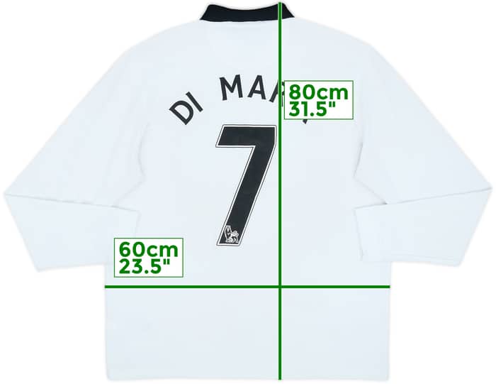 2014-15 Manchester United Away L/S Shirt Di Maria #7 - 6/10 - (XL)