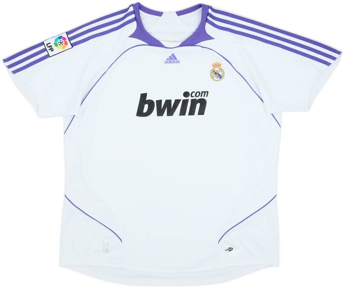 2007-08 Real Madrid Home Shirt - 6/10 - (Women's XL)