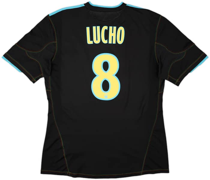 2010-11 Olympique Marseille Third Shirt Lucho #8 - 9/10 - (L)
