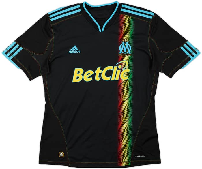 2010-11 Olympique Marseille Third Shirt Lucho #8 - 9/10 - (L)