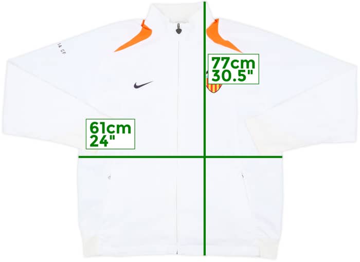 2005-06 Valencia Nike Track Jacket - 8/10 - (XL)