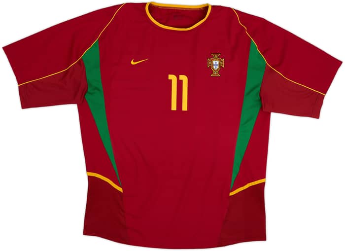 2002-04 Portugal Home Shirt C.Ronaldo #11 - 8/10 - (XL)