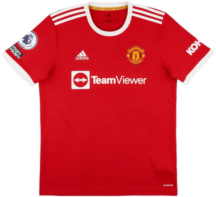 2021-22 Manchester United Home Shirt Sancho #25 - 9/10 - (L)