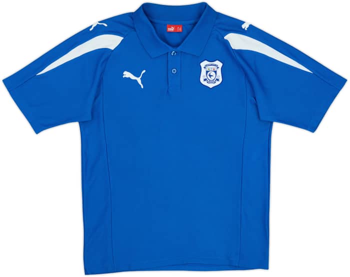 2010-11 Cardiff City Puma Polo Shirt - 8/10 - (S)