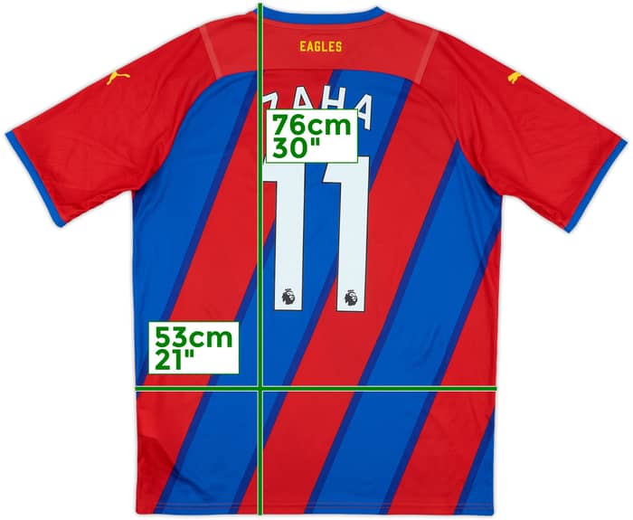 2021-22 Crystal Palace Home Shirt Zaha #11 - 10/10 - (L)