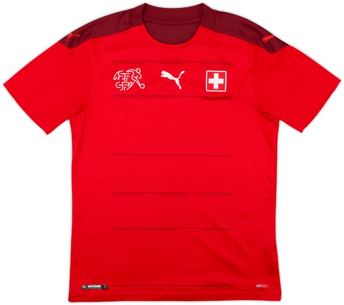 2020-21 Switzerland Home Shirt - 9/10 - (S)