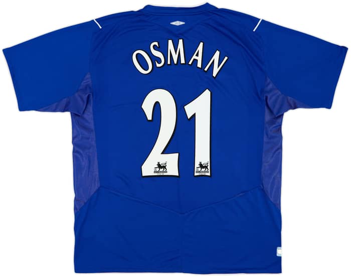 2004-05 Everton Home Shirt Osman #21 - 7/10 - (XL)