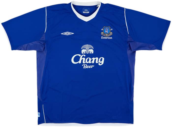 2004-05 Everton Home Shirt Osman #21 - 7/10 - (XL)