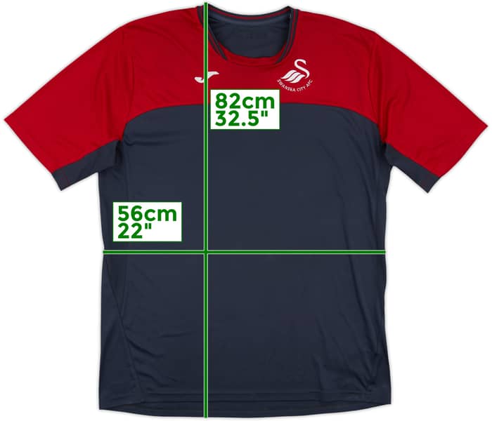 2017-18 Swansea Joma Training Shirt - 8/10 - (L)