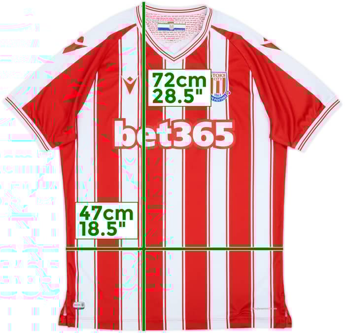 2020-21 Stoke City Home Shirt - 6/10 - (M)