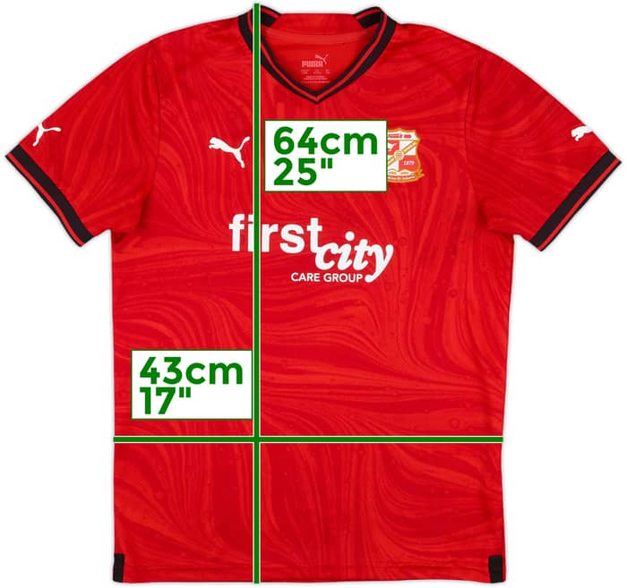 2022-23 Swindon Town Home Shirt - 7/10 - (L.Boys)