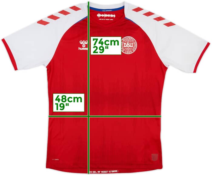 2020-21 Denmark Home Shirt - 8/10 - (L)