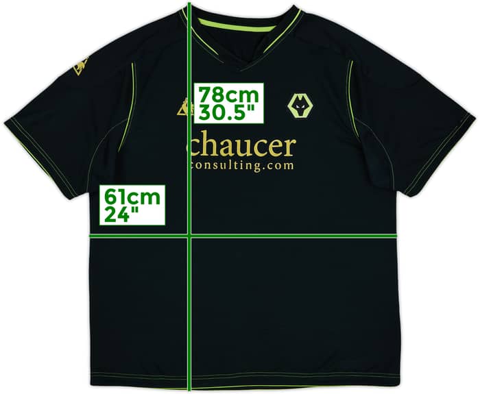 2008-09 Wolves Away Shirt - 6/10 - (XL)