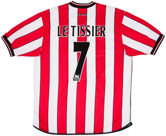 2001-03 Southampton Home Shirt Le Tissier #7 - 8/10 - (XL)