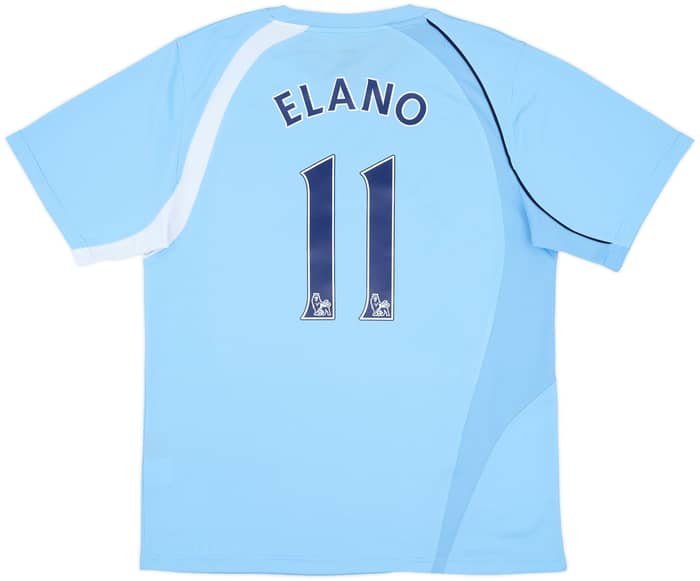 2008-09 Manchester City Home Shirt Elano #11 - 8/10 - (L)