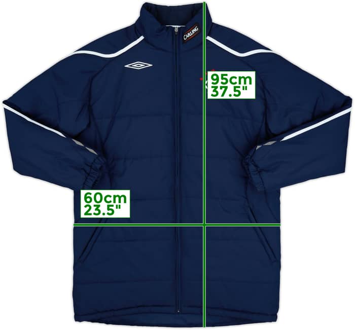 2008-09 Rangers Umbro Padded Bench Coat - 9/10 - (S)