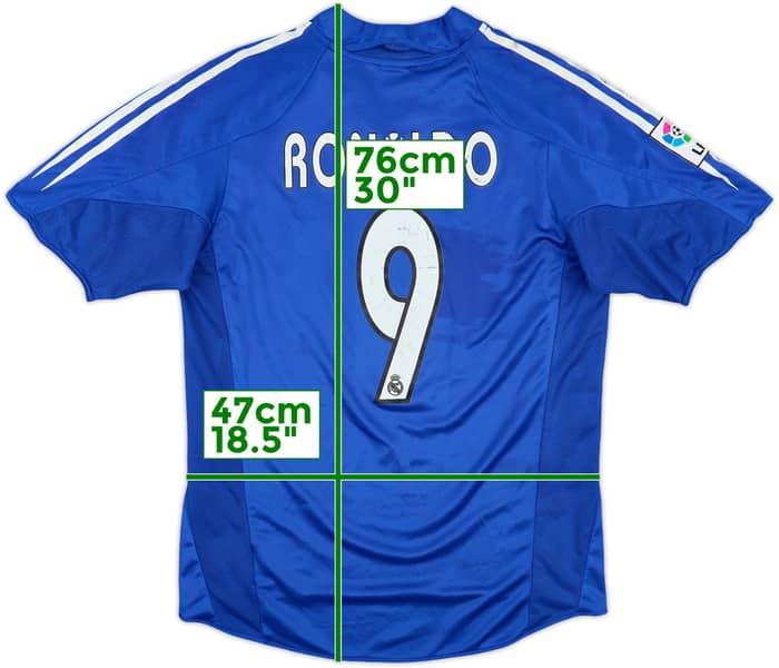2004-05 Real Madrid Third Shirt Ronaldo #9 - 5/10 - (S)