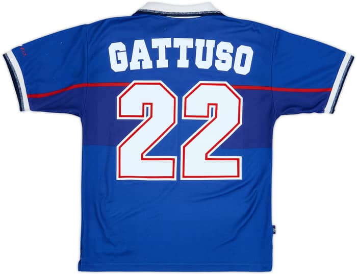 1997-99 Rangers Home Shirt Gattuso #22 - 8/10 - (14-16 Years)