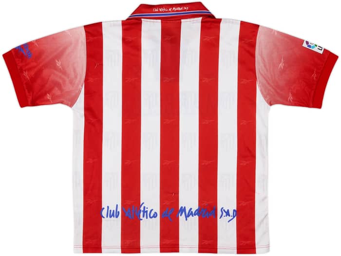 1998-99 Atletico Madrid Home Shirt - 6/10 - (L.Boys)