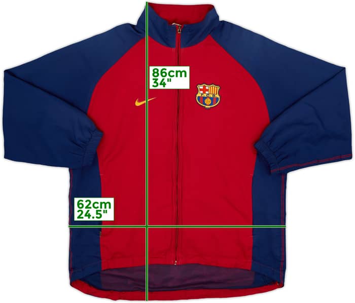 1998-99 Barcelona Nike Track Jacket - 8/10 - (M)