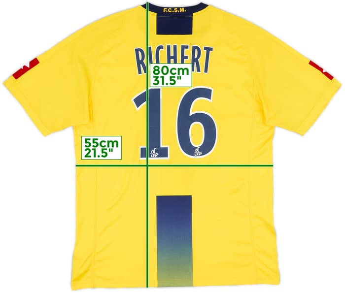 2008-09 Sochaux Home/GK Shirt Richert #16 - 6/10 - (XXL)