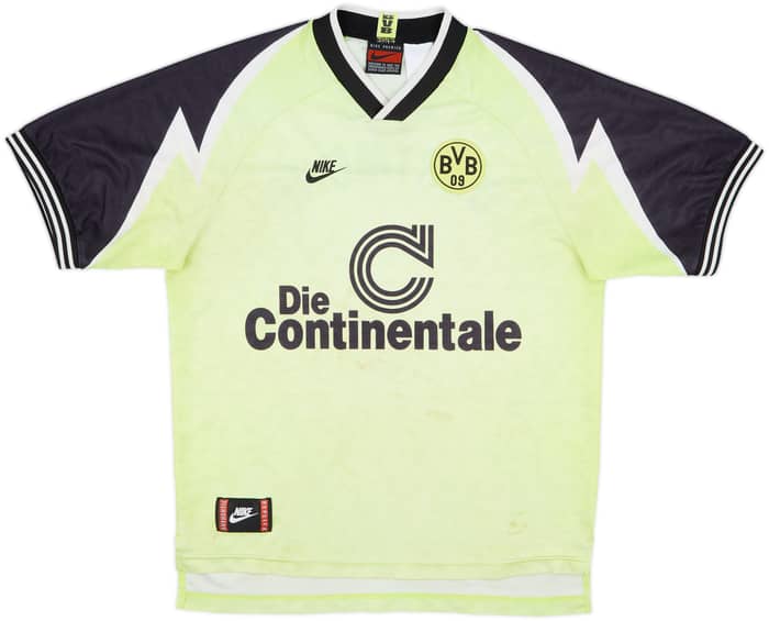 1995-96 Borussia Dortmund Home Shirt - 4/10 - (L)