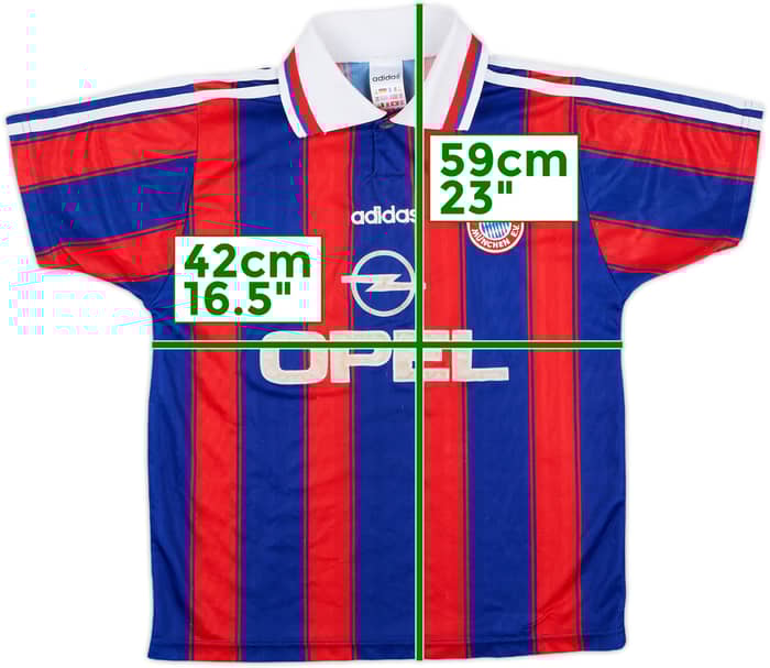 1995-97 Bayern Munich Home Shirt - 7/10 - (5-6 Years)