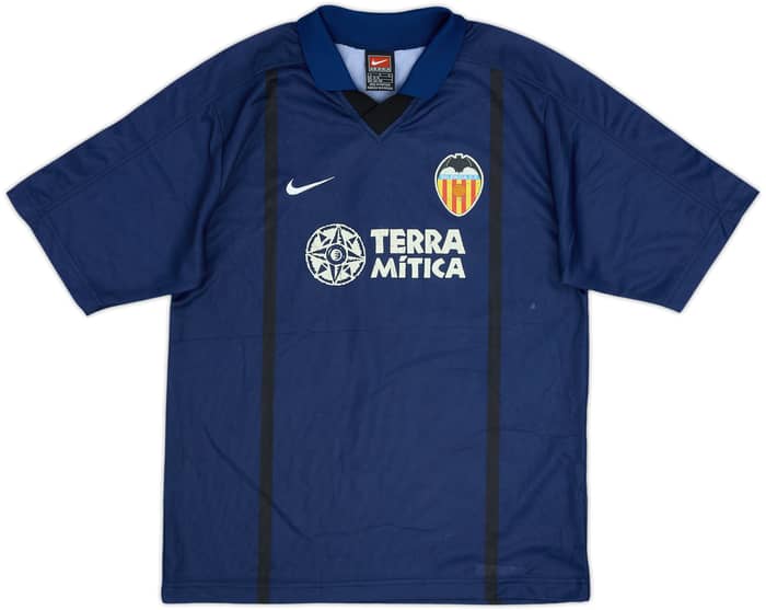 2000-01 Valencia Basic Away Shirt - 7/10 - (L.Boys)