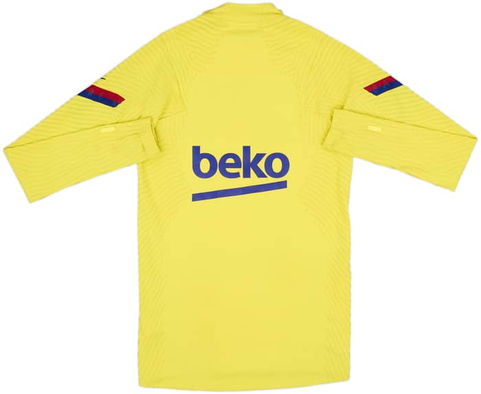2020-21 Barcelona Player Issue Nike 1/4 Zip Drill Top - 7/10 - (S)