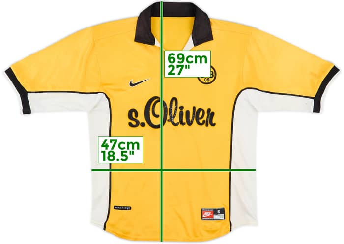 1998-00 Borussia Dortmund Home Shirt - 6/10 - (S)