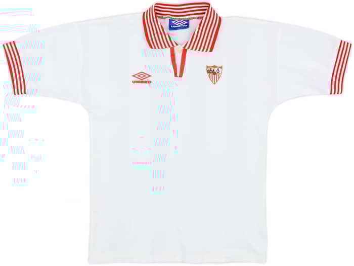 1996-98 Sevilla Home Shirt - 6/10 - (L.Boys)