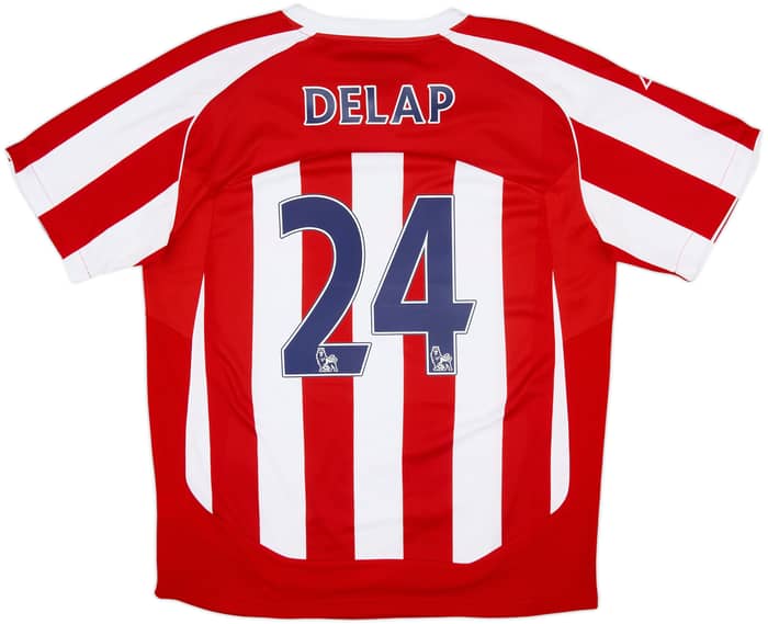 2009-10 Stoke City Home Shirt Delap #24 - 8/10 - (XL)