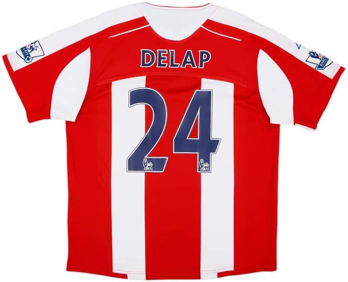 2008-09 Stoke City Home Shirt Delap #24 - 7/10 - (M)