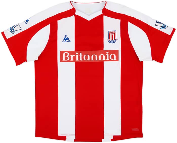 2008-09 Stoke City Home Shirt Delap #24 - 7/10 - (M)