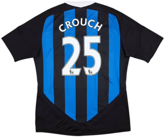 2011-12 Stoke City Away Shirt Crouch #25 - 8/10 - (L)