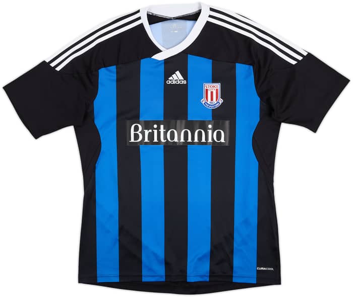 2011-12 Stoke City Away Shirt Crouch #25 - 8/10 - (L)