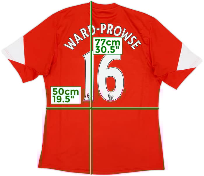 2013-14 Southampton Home Shirt Ward-Prowse #16 - 6/10 - (L)