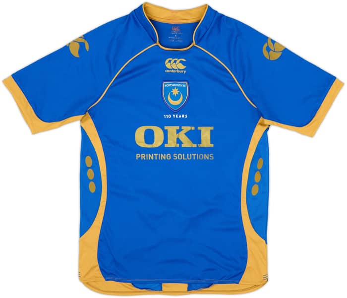 2008-09 Portsmouth Home Shirt Johnson #5 - 8/10 - (M)