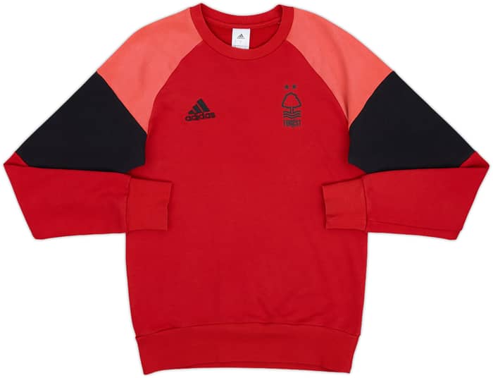 2016-17 Nottingham Forest adidas Sweat Top - 8/10 - (S)