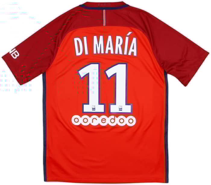 2016-17 Paris Saint-Germain Away Shirt Di Maria #11 - 8/10 - (M)